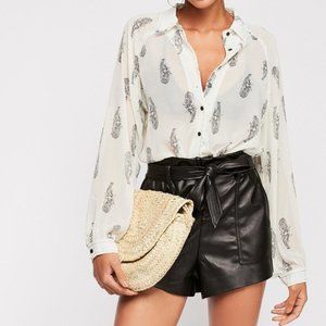 Free People Crop Blouse